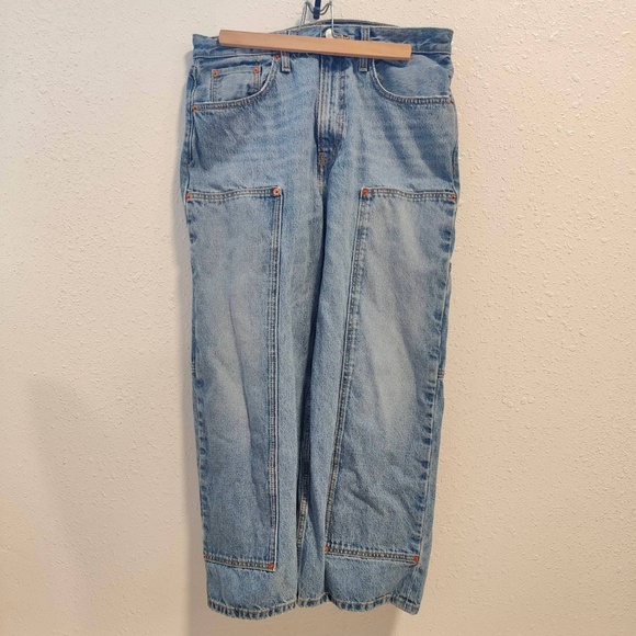 Rare RE/DONE "The Shortie" Jeans (Wide Leg) sz 27 - Picture 1 of 9
